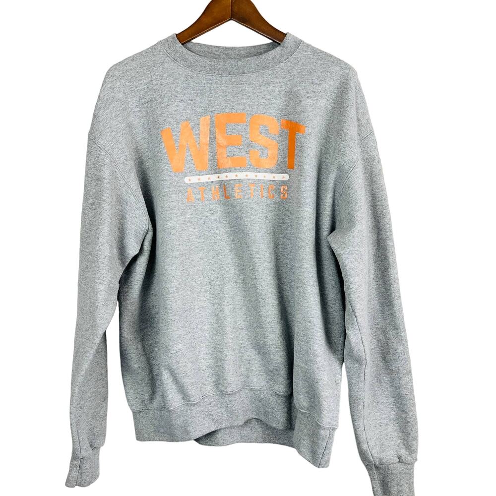 Champion West Athletics Sweatshirt Long Sleeve Broken In - L